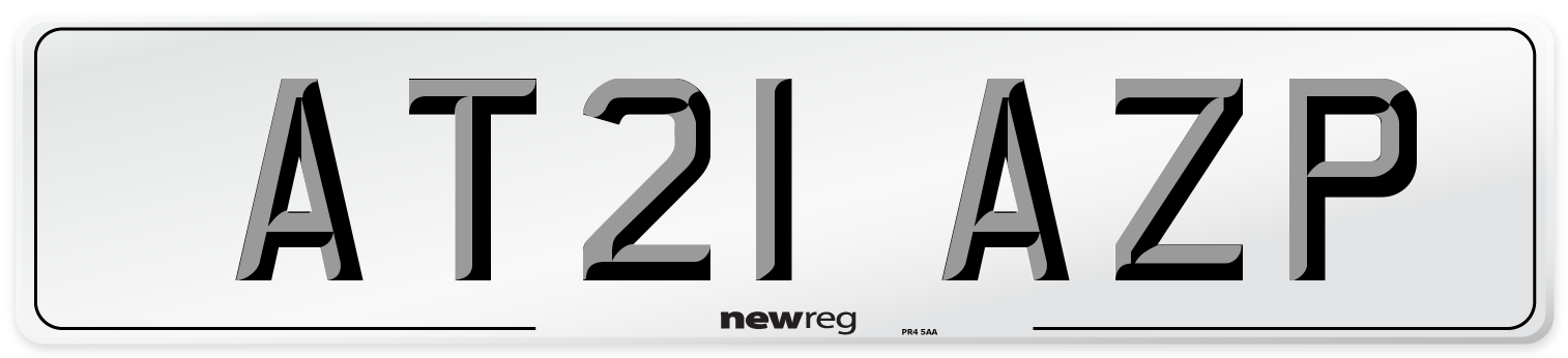 AT21 AZP Number Plate from New Reg